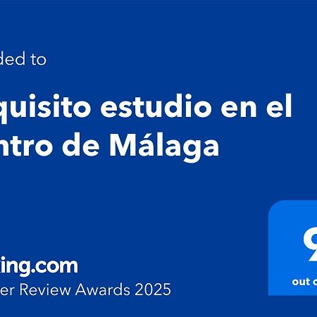 Exquisito Estudio En El Centro De Malaga Bagian luar foto